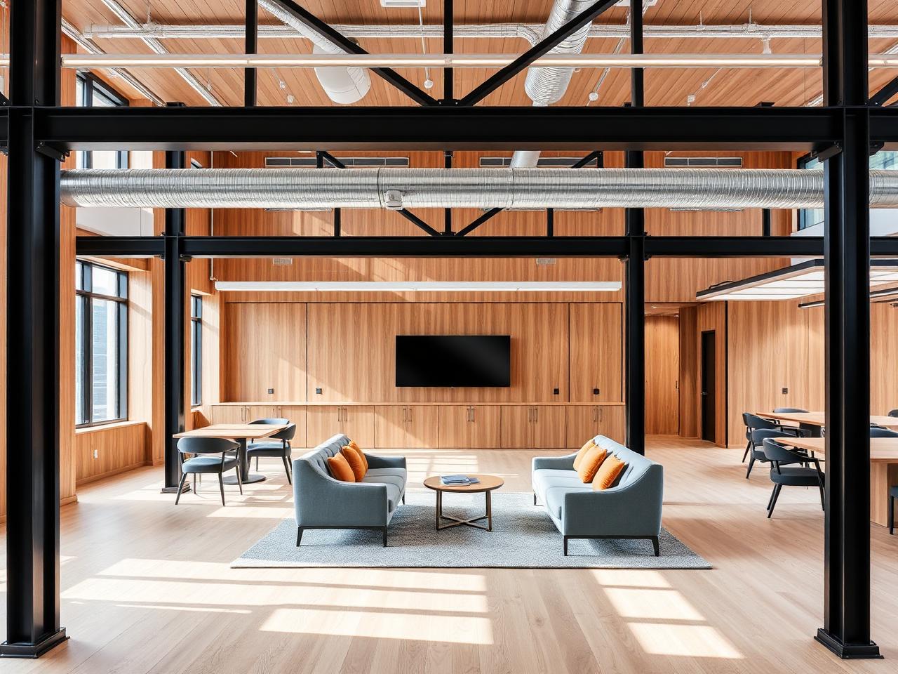 Interior of a managed executive office and coworking suite